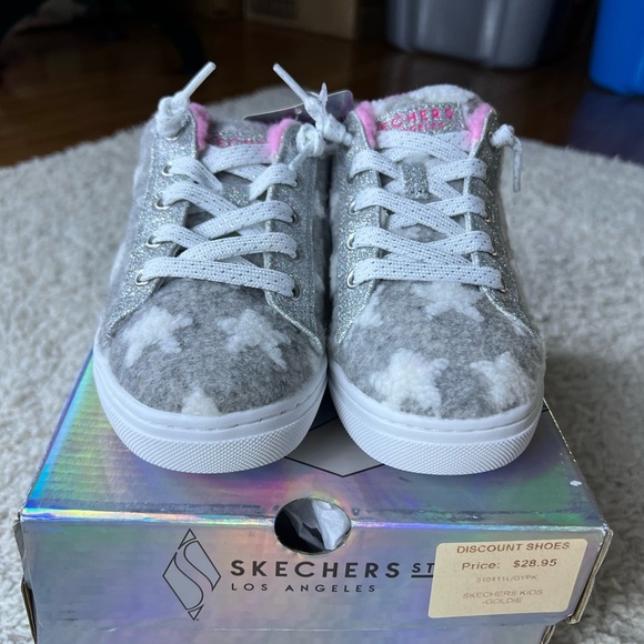 Kids Size 3 Sketchers Generation Cozy Slip on Shoes - Picture 6 of 10